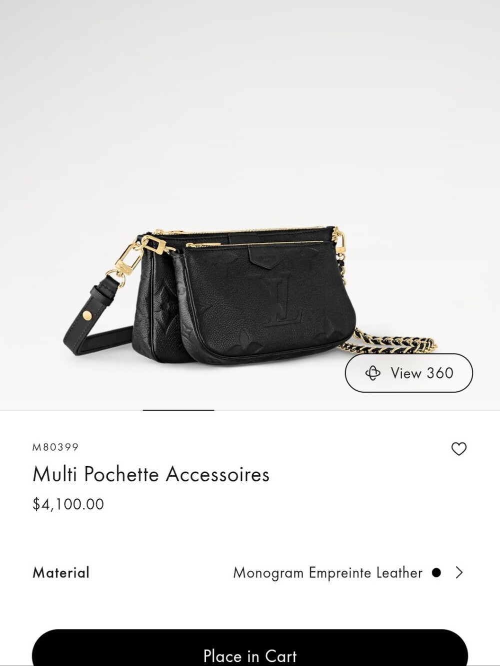 Louis Vuitton Multi Pochette - Black Monogram - Picture 6 of 6